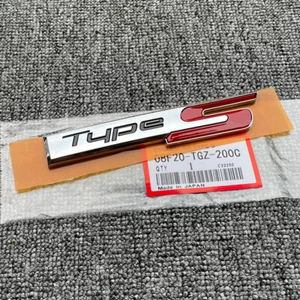 Stemma originale Type S cromato per Acura INTEGRA TLX MDX RDX bagagliaio posteriore distintivo JDM - Foto 1 di 7