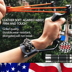 Slingshot Hunting High Velocity Powerful Catapult Hunters Sling Shot Set Outdoor - Picture 1 of 10