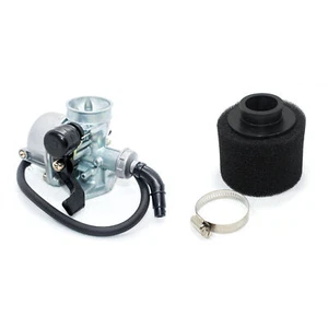 19mm Carb Carby Carburetor Air Filter 50cc 110cc PIT Quad Dirt Bike ATV Buggy - Foto 1 di 9