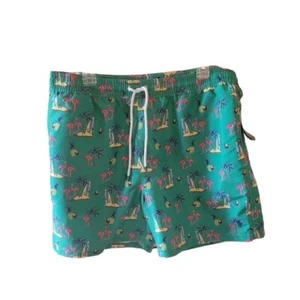 Polo Ralph Lauren Coconut Flamingo Swimming Trunks Pink Green NWT Beach Preppy  - Picture 1 of 3
