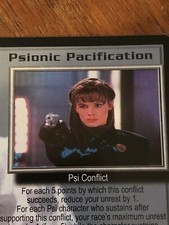 PSIONIC PACIFICATION 1998 BABYLON 5 CCG RARE CARD NEAR MINT NEVER PLAYED WITH
