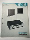 Sony Hst-330 Stereo Receiver Tape Deck Service Manual Oem Vintage Schematic