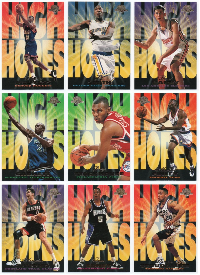 1995-96 SkyBox Premium High Hopes Rookie RC - Pick Any - Image 1 of 1