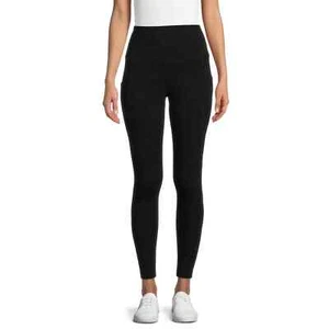 Jockey leggings donna misto cotone basics 7/8ths con tasche laterali NUOVO - Foto 1 di 6