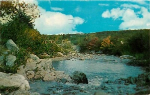 Cartolina Corrente Rapida Corrente Corrente o Fiume Terranova Canada CA - Foto 1 di 2