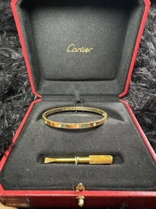 Small love bracelet cartier 10 Diamonds - Picture 1 of 6