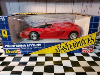 Revell 1991 Ferrari Pininfarina Mythos 1:18 Scale Diecast Model Car Red 8659 - Image 1 of 4