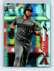 2020 Topps Chrome #15 David Peralta Prism Refractor Arizona Diamondbacks - Picture 1 of 2
