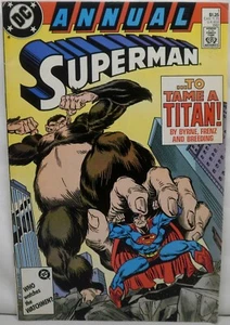 Vintage DC Annual Superman Comic #1 1987 - Picture 1 of 3