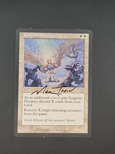 MTG Magic The Gathering signiert Vengeful Dreams Mark Tedin signiert #1 - Bild 1 von 2