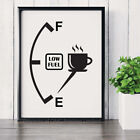 Kitchen Coffee Quotes Print Poster Funny Caffeine Wall Decor Espresso Cappuccino