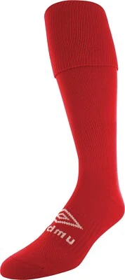 NUEVO Paquete de 2 calcetines de fútbol Umbro rojos para jóvenes talla XS zapatos juveniles talla 9K - 1 Foto 1 de 4