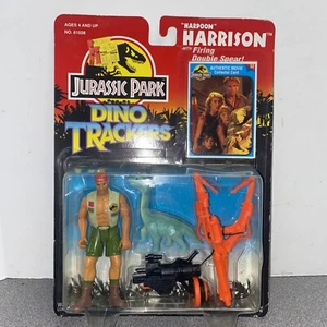 Jurassic Park Dino Trackers Harpune Harrison Actionfigur 1993 Kenner - Bild 1 von 9