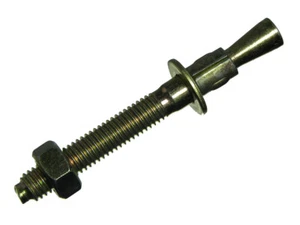 New 100 X Through Bolt Wedge Expanding Concrete Anchors M8 X 10mm 75mm Yzp - One - Picture 1 of 1