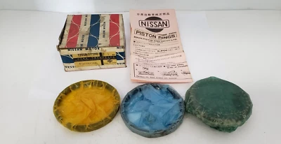 JUEGO ANILLOS PISTÓN PIEZAS ORIGINALES NISSAN 12033-H7200, NUEVO EN CAJA Foto 1 de 4