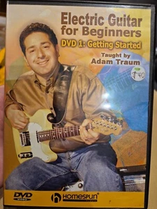 ELECTRIC GUITAR FOR BEGINNERS DVD GETTING STARTED ADAM TRAUM TECHNIQUE TRAINING - Picture 1 of 3