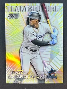 JAZZ CHISHOLM JR 2022 Stadium Club Squadra Cromata del Futuro #TOF-6 Marlins - Foto 1 di 2