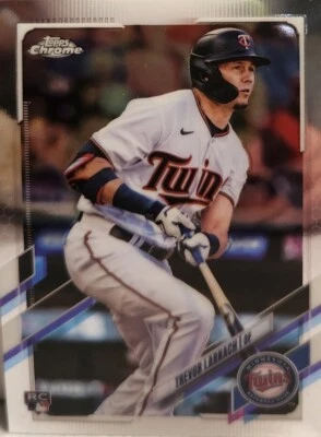 2021 Topps Chrome Update: Trevor Larnach #USC69 RC Baseball Card - Image 1 of 2