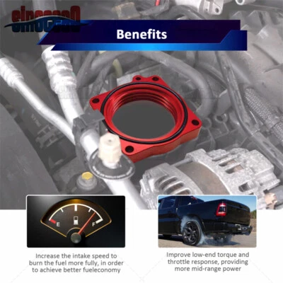 For Dodge Ram 1500 2500 2009-2024 5.7 6.4L V8 - Throttle Body Spacer with O ring - Image 1 of 4