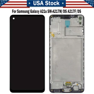 For Samsung Galaxy A21s SM-A217M/DS A217M A217 LCD Touch Screen Digitizer +Frame - Picture 1 of 6