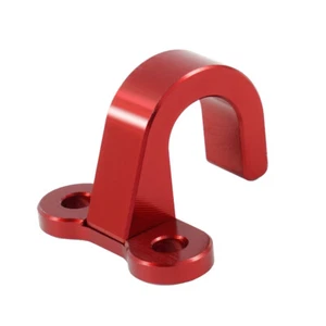 For Honda CR125R CR250R CR500R 1987-2001 CNC Rear Brake Hose Guide Clamps Red - Picture 1 of 6