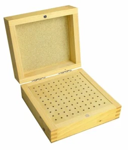 Soporte de burra para 100 bolsos herramienta de fabricación de joyas banco organizador superior caja de almacenamiento - Imagen 1 de 2