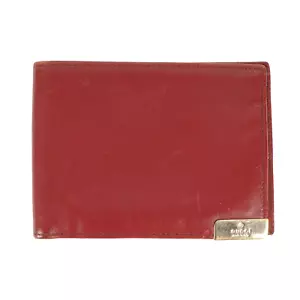 GUCCI 162772 Bifold Portafoglio Uomo Flat Wallet Portafoglio Raro OP: 380 € - Foto 1 di 11