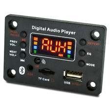 12V Wireless Bluetooth 5.0 MP3 WMA Decoder Board Car Audio USB TF FM Module Sp