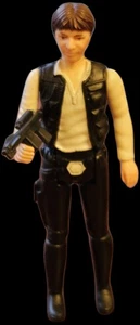 Star Wars Vintage 1977 Han Solo w/ Gun Original Kenner Hong Kong *Free Fast Post - Picture 1 of 7