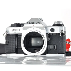 Canon AE-1 Program analoge 35-mm-Spiegelreflexkamera silberfarben Gehäuse aus Japan [Exc+5] - Bild 1 von 15