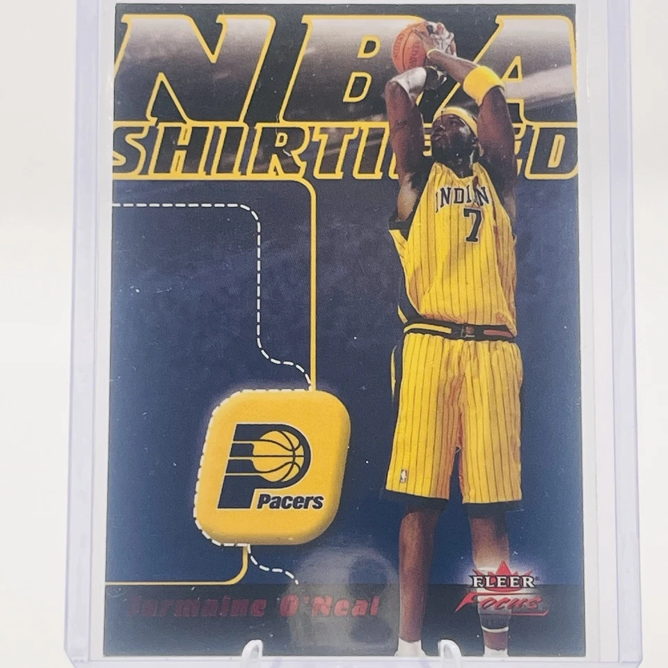Jermaine O'Neal 2003-04 Fleer Focus NBA Shirtified Red #17NS - Image 1 of 1
