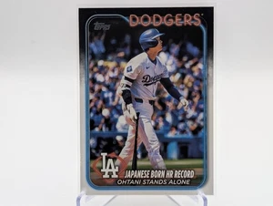2024 Topps Update Series SHOHEI OHTANI #US123 Checklist Los Angeles Dodgers - Picture 1 of 2