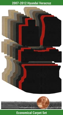 Набор ковриков Velourtex на заказ для 2007-2012 Hyundai Veracruz (4 шт.) #T00 - Изображение 1 из 4