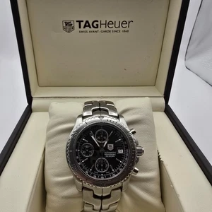 TAG HEUER LINK PROFESSIONAL HERREN UHR CT2111 CHRONOGRAPH STAHL SWISS AUTOMATIK. - Bild 1 von 24