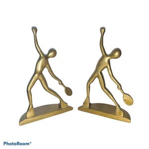 Sujetalibros de latón para tenista Andrea de Sadek - Imagen 1 de 4