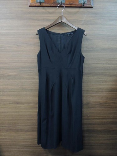 GUCCI Abito smanicato acetato nero 44 XXL 84746c