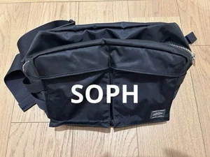 Yoshida Porter SOPH Shoulder Bag Nylon Navy Men's From Japan - Picture 1 of 4