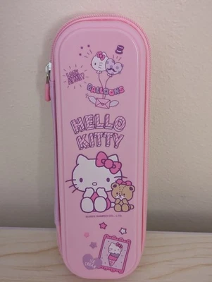 SANRIO HELLO KITTY Estuche Rígido Rosa Almacenamiento Estuche Lápices Foto 1 de 4