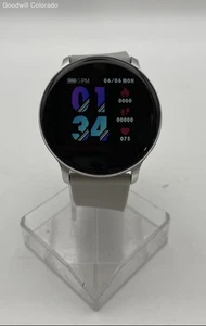 RoHS Water Resistant Activity Tracker Smart Watch With Gray Silicone Band - Photo 1 sur 9