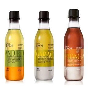 Natura Ekos Combo Óleo Trifásico 1 x Maracujá + 1 x Andiroba + 1 x Pitanga  - Foto 1 di 4