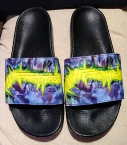 Vans Slide-On Tie Dye Mens Size 9 Sandals Shoes Mysterioso True Comfort RARE HTF - Picture 1 of 7