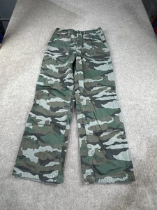 J.Crew 8 Damen Camouflage gerades Bein Hose Militär Outdoor Granola - Bild 1 von 8