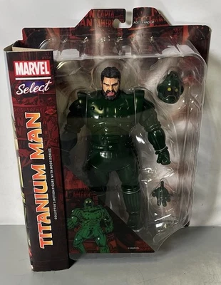 Figura de acción Diamond Select Marvel Comics TITANIUM MAN Edición Coleccionista ~NUEVA Foto 1 de 4