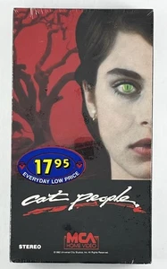 Vintage Cat People VHS 1982 Horror Movie MCA Home Video Sealed Nastassja Kinski - Picture 1 of 6