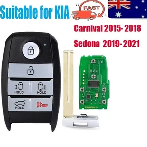 Complete Smart Key FOB Suitable for KIA Carnival 2015- 2018 Sedona 2019-2021 5B - Picture 1 of 6