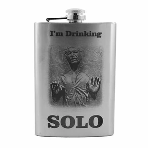 8 Unzen I'm Drinking Solo Edelstahl Flachmann - Bild 1 von 1