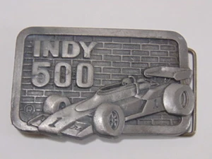 Vintage Collectible Indy 500 NASCAR Racing Belt Buckle Capp & Knudsen - Picture 1 of 2