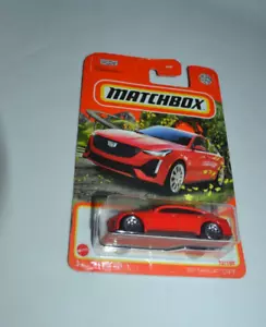 MATCHBOX 2022 HIGHWAY ADVENTURE - 2021 CADILLAC CT5-V ROJO - Imagen 1 de 5