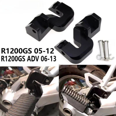 Kit de soportes de descenso de reposapiés reposapiés conductor reposapiés para BMW R1200GS 2005-2012 Foto 1 de 4