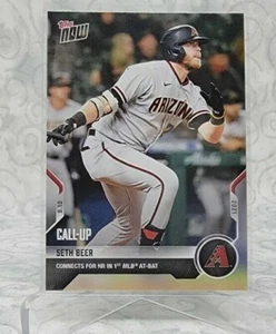 Seth Beer - 2021 MLB TOPPS NOW Card 791 Call-Up HR on 1st MLB AB at Bat - Picture 1 of 2